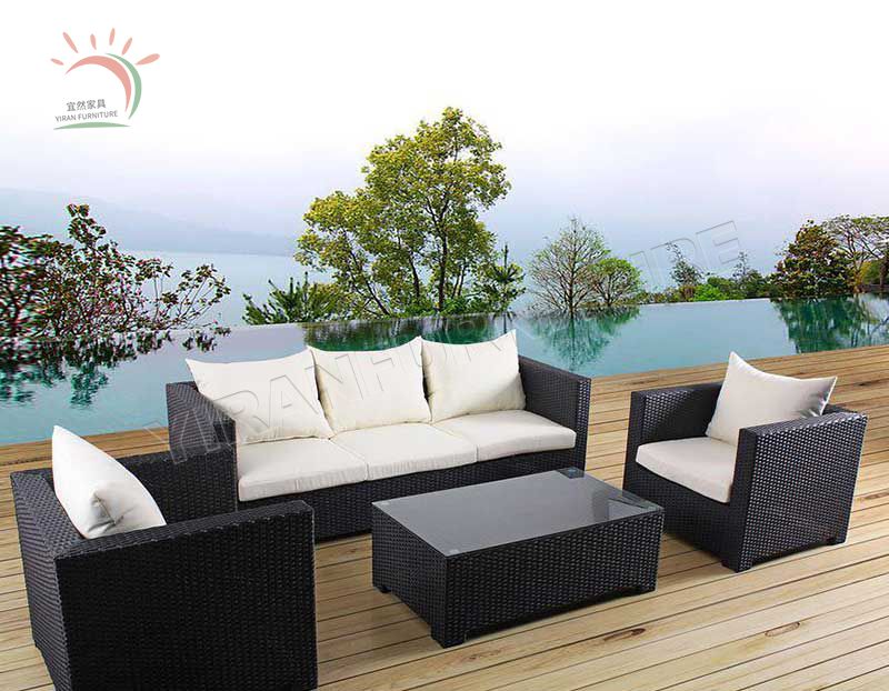 synthetic rattan sofa bed