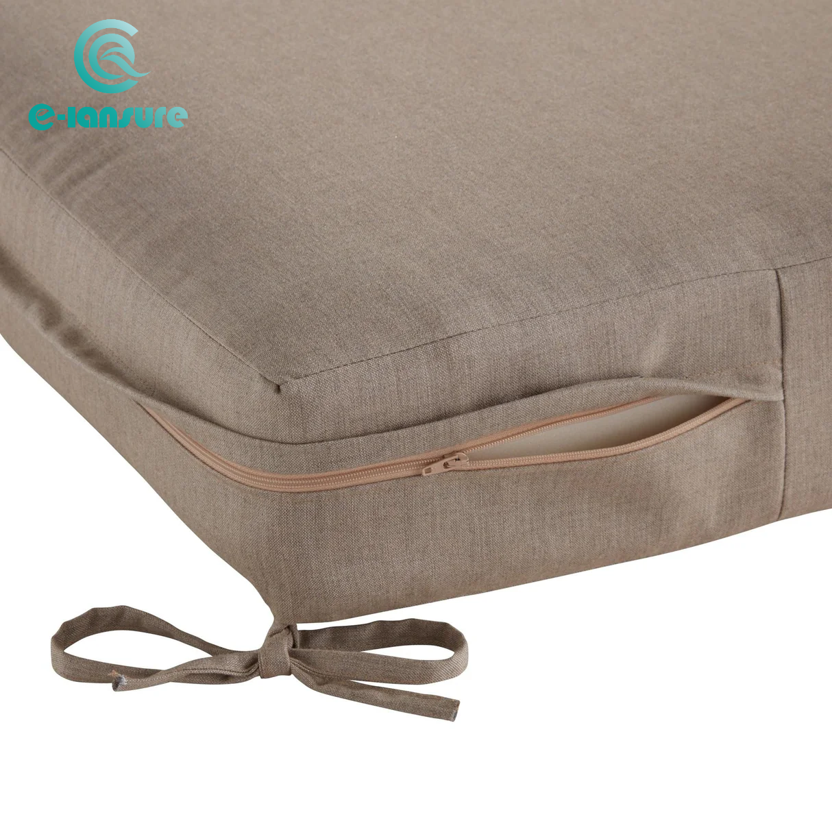 Customized Luxury 2-Seat Replacement Outdoor Garden Sofa Cushion with Cover Olefin Waterproof Foam for Garden Patio