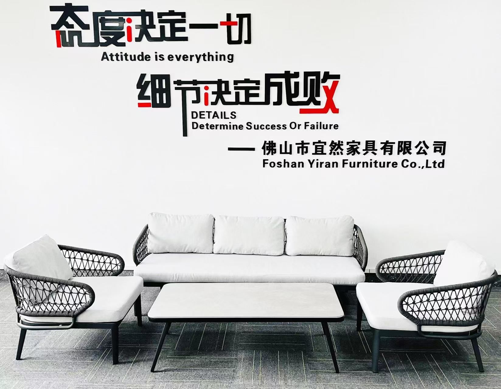 Wholesale Aluminum Garden Outdoor Furniture in China New Style Patio Balcony Garden Sofa Set Sectional Sets